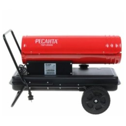 Тепловая пушка Ресанта ТДП-20000 67/1/9 Тепловая дизельная пушка { дизельная, 220В, 20кВт, 621 м3/час, расход 1,95 кг/час, 900x470x540, 22 кг }